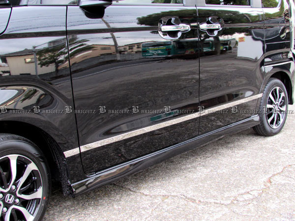 N-BOX JF3 JF4 超鏡面 ステンレス メッキ サイド ドア モール 8PC カバー ベゼル パネル NBOX エヌ ボックス SID-MOL-086拍卖