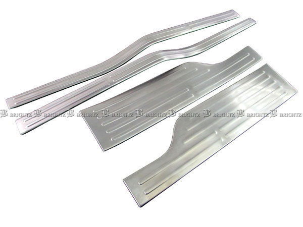 ワゴンR MH23S ステンレス エントランス モール 4PC スカッフ プレート カバー キッキング シル ステップ ENT-MOL-077拍卖