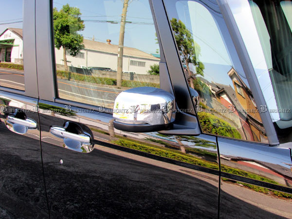 N-BOX JF3 JF4 メッキ サイド ドア ミラー カバー NBOX エヌ ボックス ガーニッシュ ベゼル パネル モール MIR-SID-236拍卖