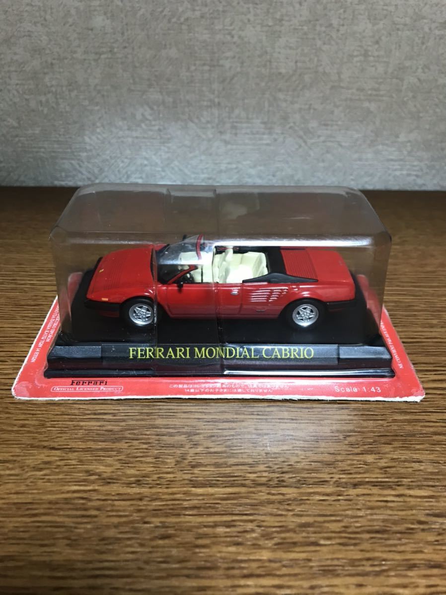 未使用 1:43 スケール ミニカー フェラーリ 【モンディアルカブリオレ】送料450円拍卖