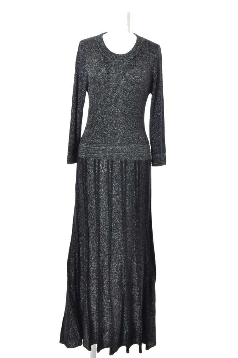 美品 Sandro ニット ドレス ワンピース ONE SIZE ブラック サンドロ KL4QKBHP13拍卖