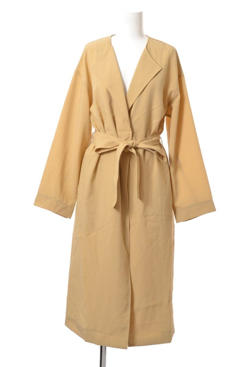 未使用 SHIPS Prefer ベルト付 羽織 コート ONE SIZE ベージュ シップス KL4QLBA209拍卖