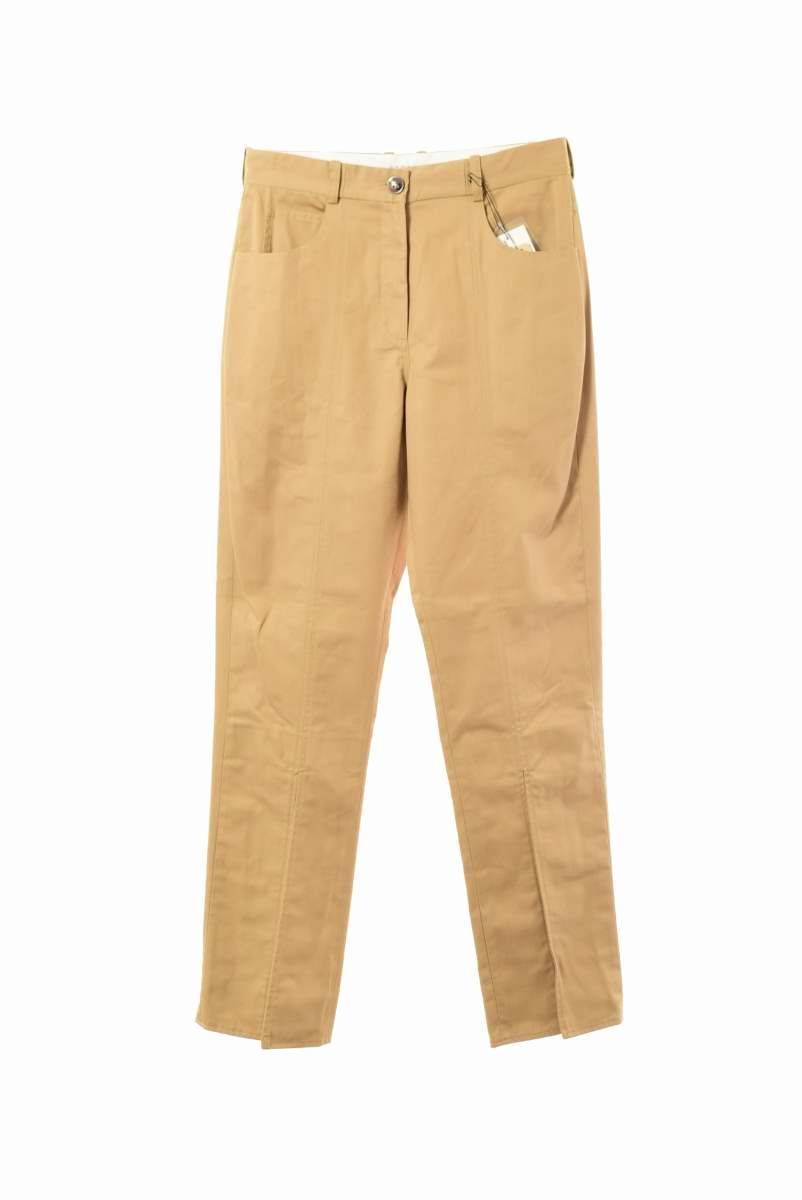 未使用 MARTINE ROSE フロントスリット ハイライズ パンツ M ベージュ マーティンローズ KL4CUHKB26拍卖