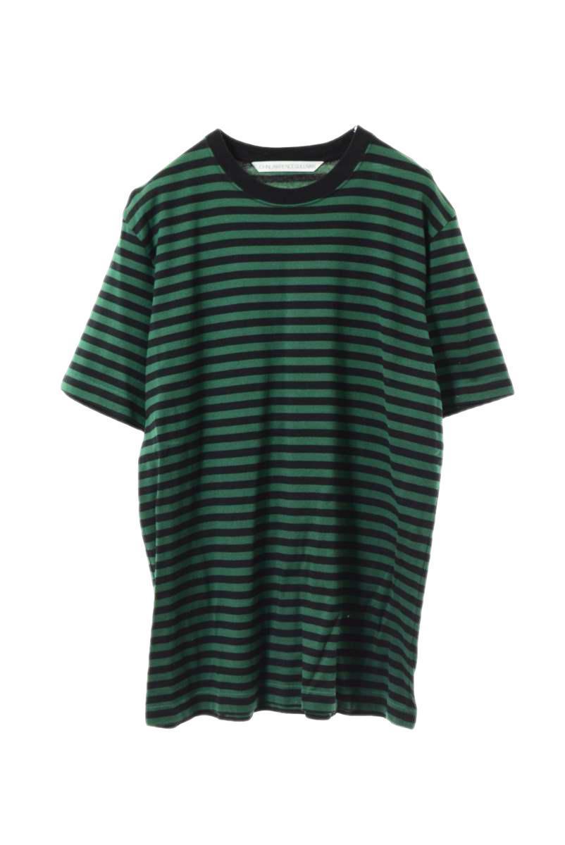 美品 JOHN LAWRENCE SULLIVAN ボーダーTシャツ - グリーン ジョンローレンス サリバン KL4CPUCH38拍卖