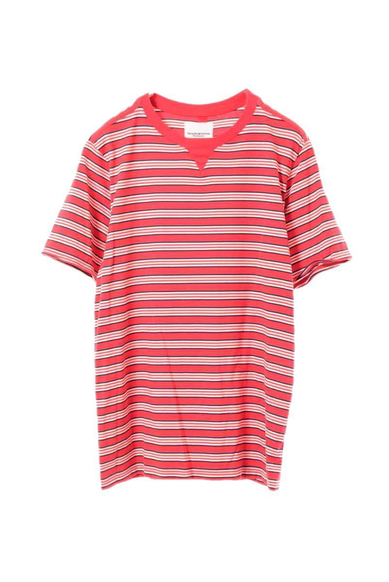 美品 TAKAHIRO MIYASHITA The SoloIst. ボーダー Tシャツ 46 レッド タカヒロミヤシタ ザ ソロイスト KL4CPUPQ34拍卖