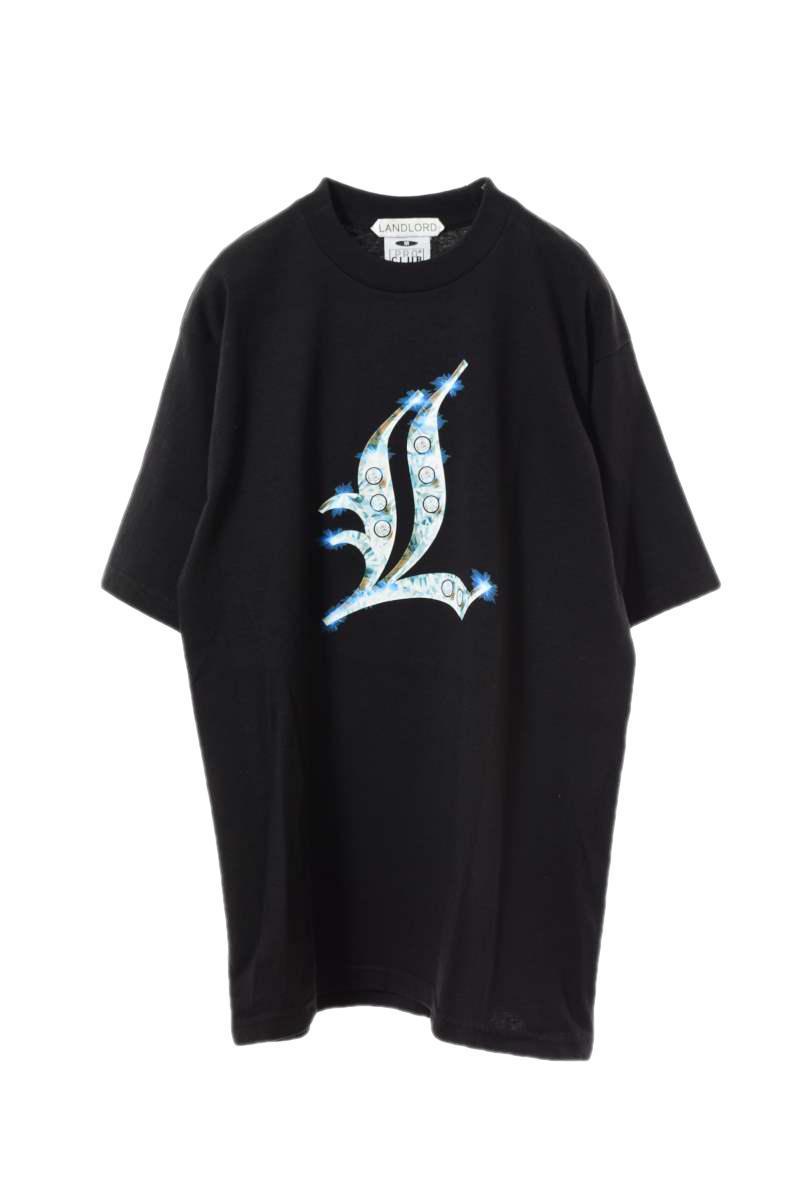 未使用 LANDLORD × PRO CLUB プリント Tシャツ M ブラック ランドロード KL4CUABQ24拍卖