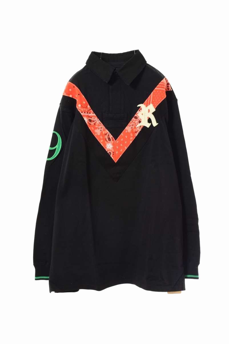 未使用 ROGIC Rework コットン ラガーシャツ M ブラック ロジック KL4CPKLB36拍卖