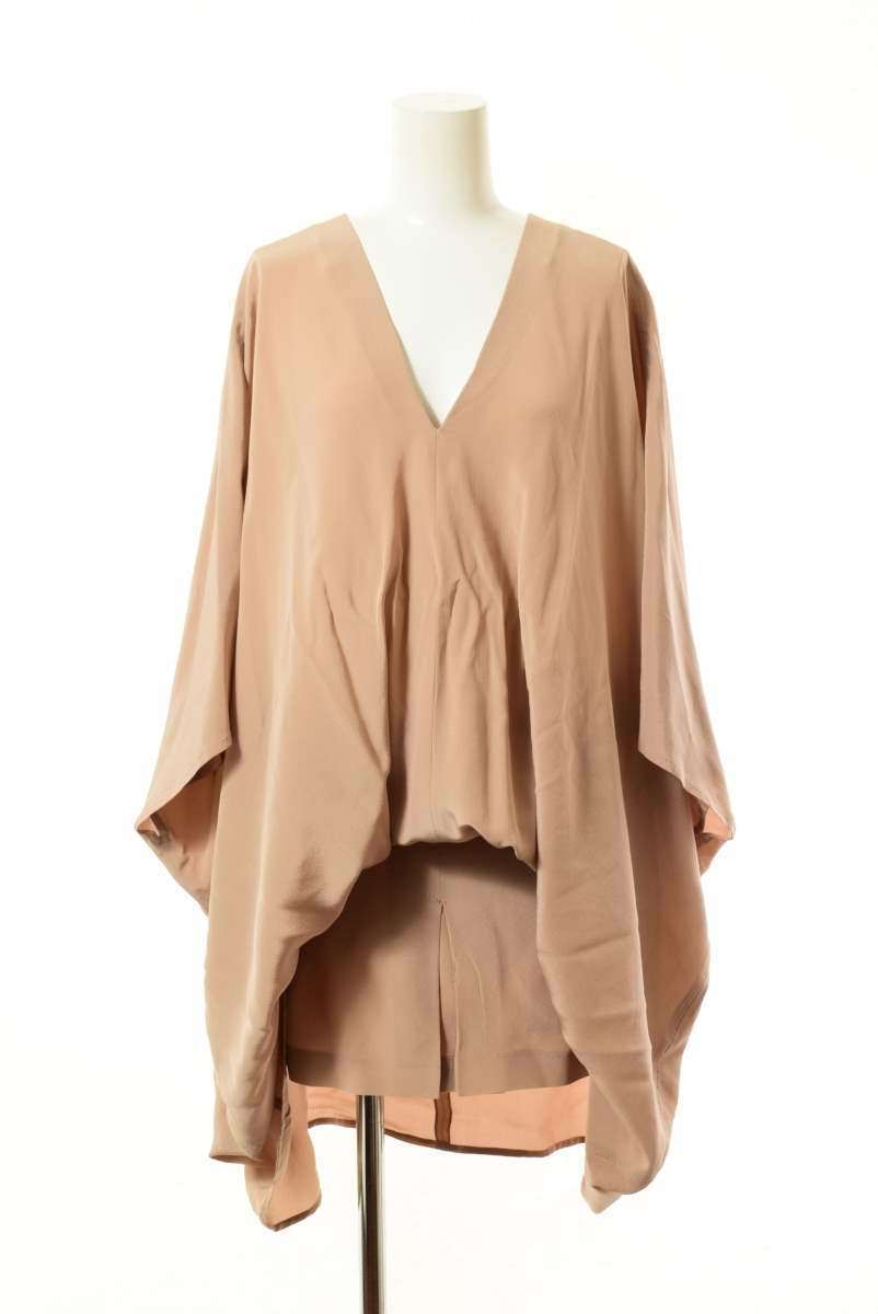 NEIL BARRETT シルク ドレープ ジャンプスーツ ワンピース 38 ベージュ ニールバレット KL4CUPBQ24拍卖