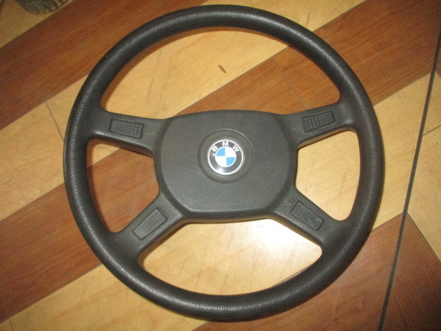 ■BMW E30 ステアリング 中古 11528964 32331154131 380mm 部品取あり ハンドル ステアリングホイール 318 320 325 ■拍卖