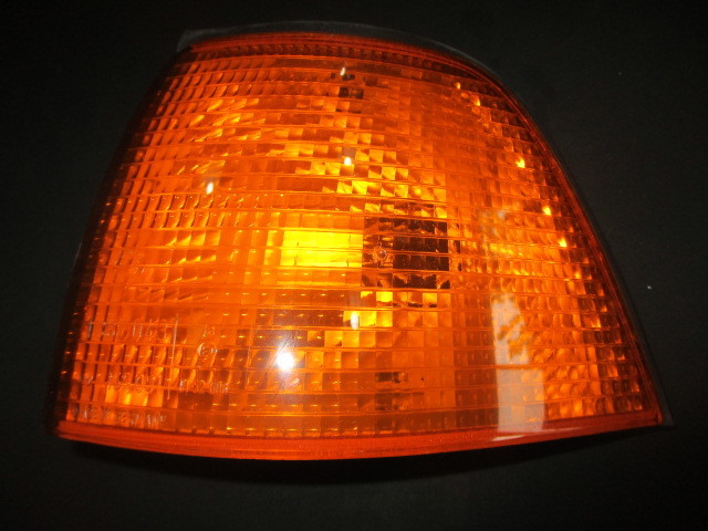 ■BMW 純正 E36 セダン フロント ウインカーランプ 左 美品 63138353277 部品取あり フラッシャー コーナーランプ ターンインジケーター■拍卖
