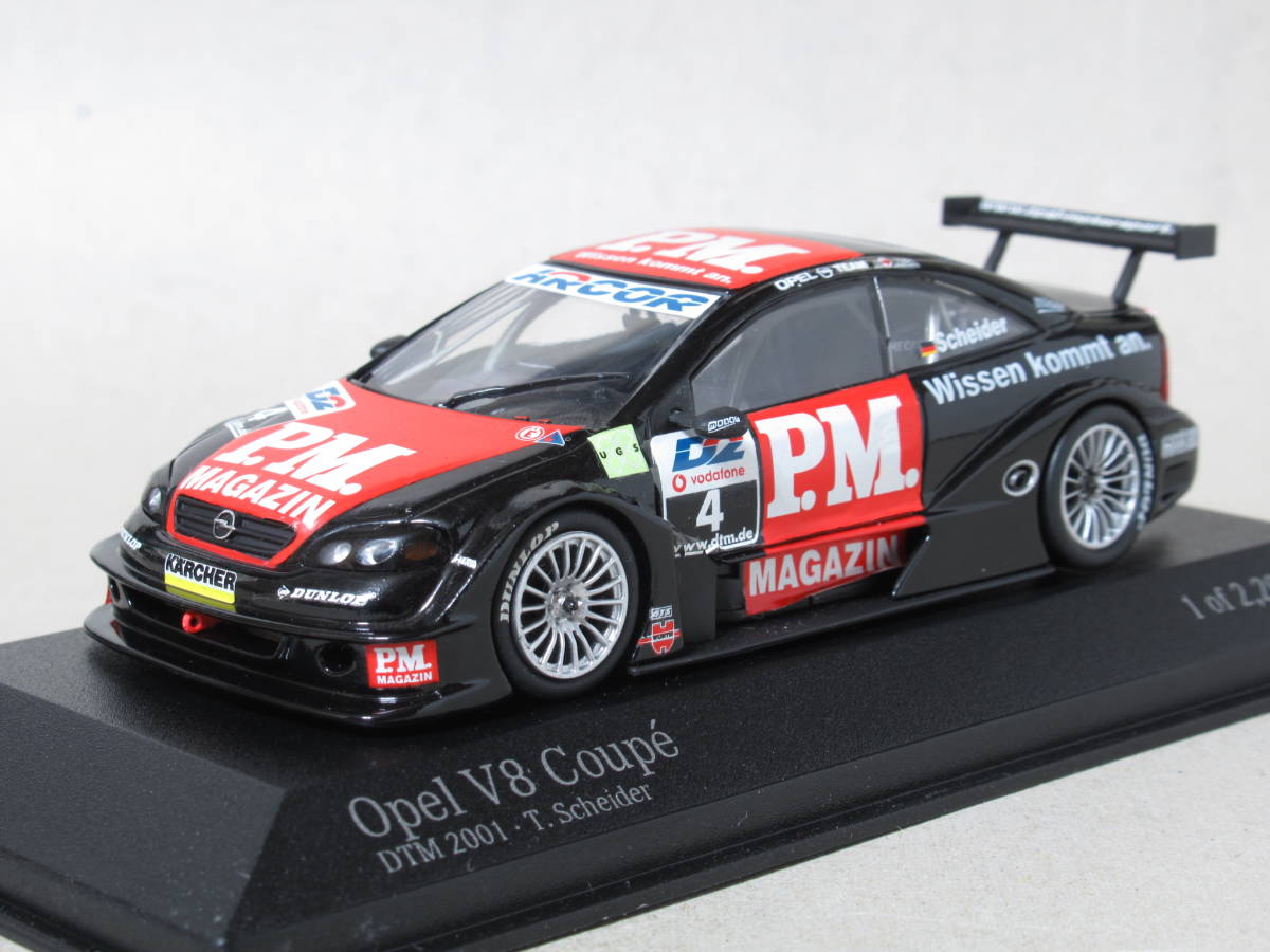 1/43 オペル V8 クーペ DTM チームホルツァー #4 T.シャイダー 2001拍卖