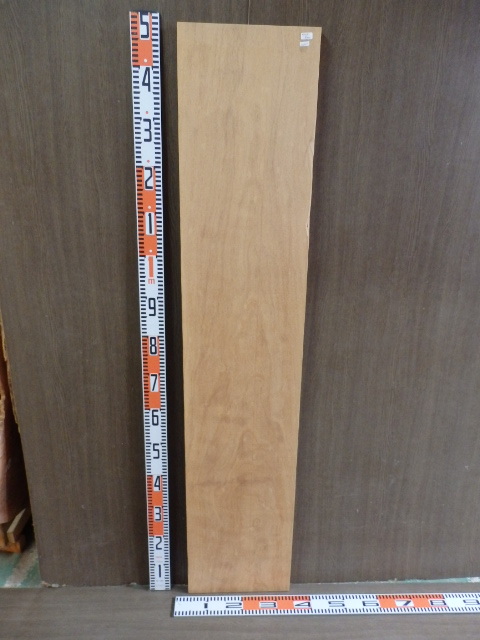 b2040656 キハダ●約1m44.7cm×30cm×厚2.1cm☆無垢板1枚板 木材 板 DIY 板材 天板 棚板 テーブル 看板 花台など種類豊富!拍卖