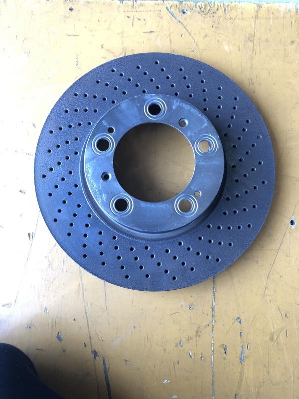 ポルシェ 911 GH-997M9701KF 純正 フロント 左 ブレーキ ローター ドリルド PORSHE BRAKE ROTOR ID:364拍卖