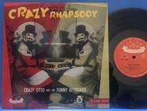 【LP 10inch】クレイジー・オットー (ピアノ)トファニイ・キーボード 陽気なラプソディー EX+ / NM- EX+ 洋楽 その他拍卖