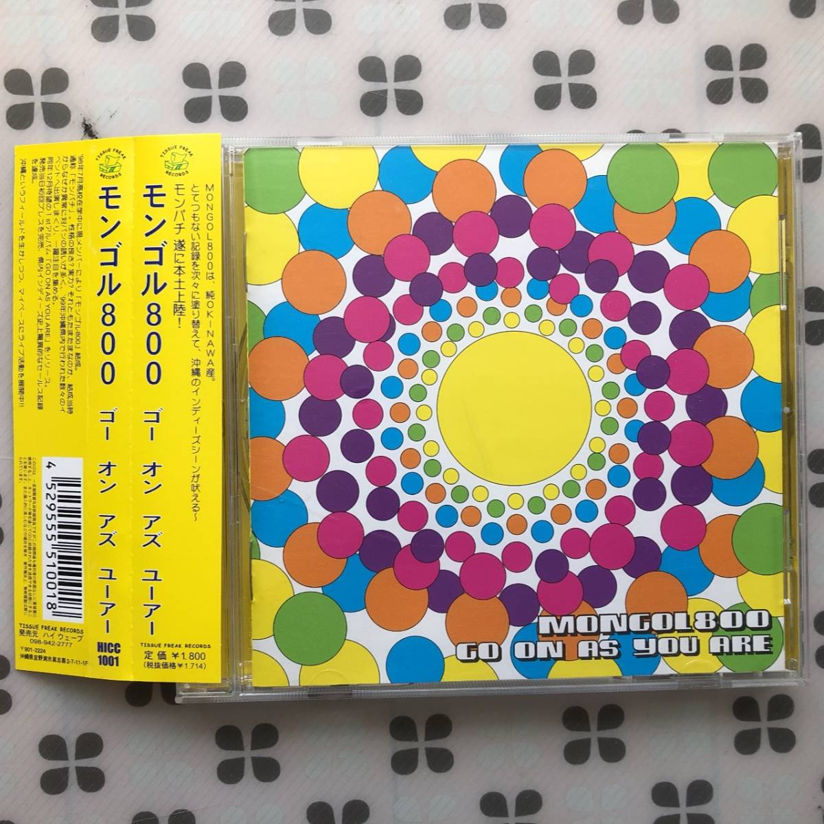 CD MONGOL800「GO ON AS YOU ARE」帯付き モンゴル800拍卖