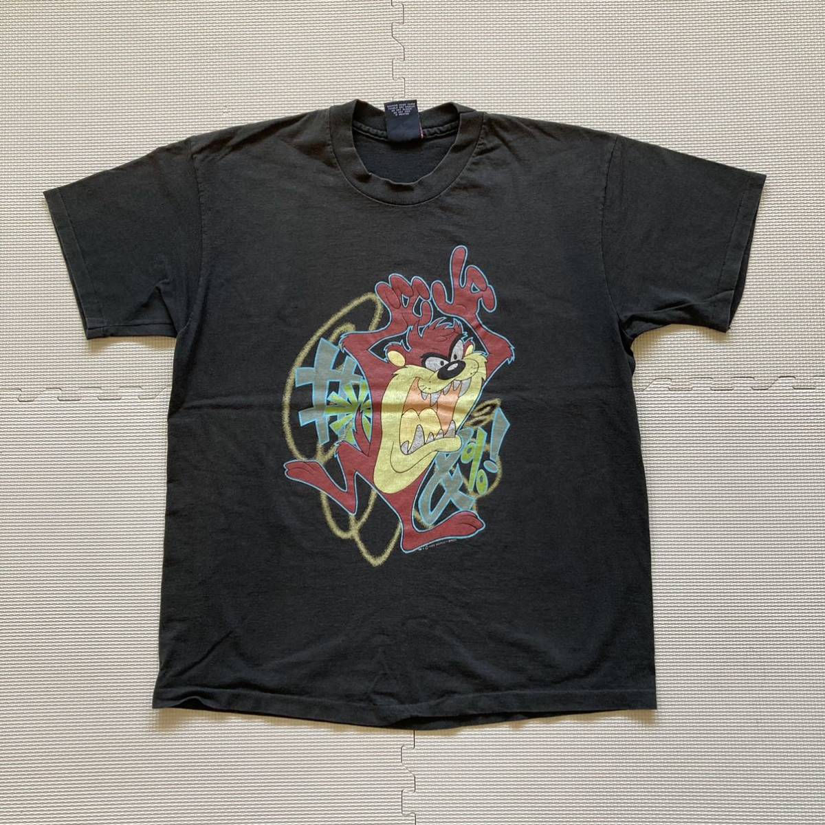 90's giant USA製 ワーナーブラザース タズマニアンデビル 半袖Tシャツ 拍卖