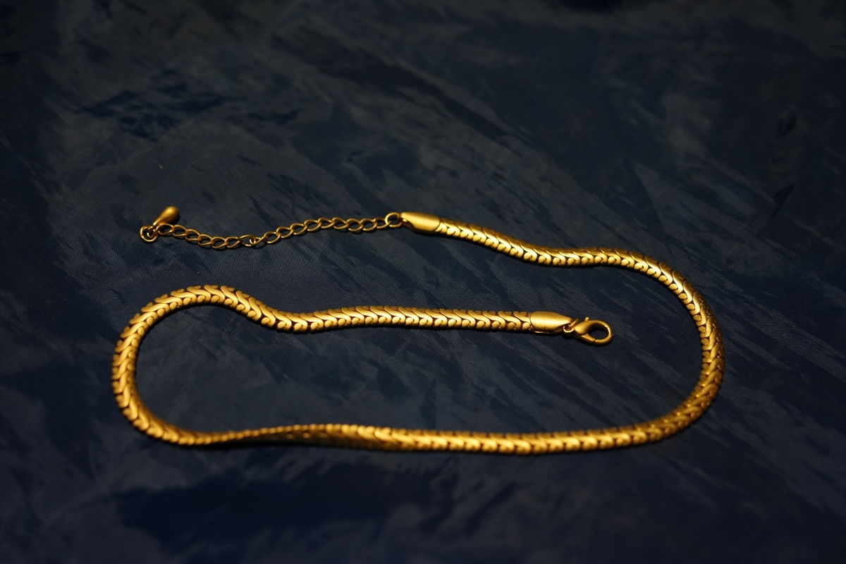 送料無料 ゴールドネックレス 金メッキ 未使用品 B拍卖