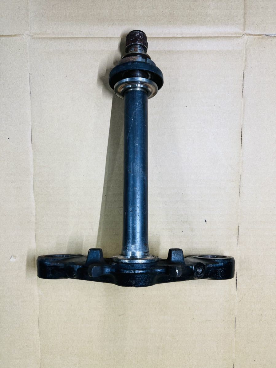 GT380 B3 純正 ステアリングステム 三又 三つ又 サンパチ GT550 希少 当時物 gt380 1円スタート 売り切り拍卖