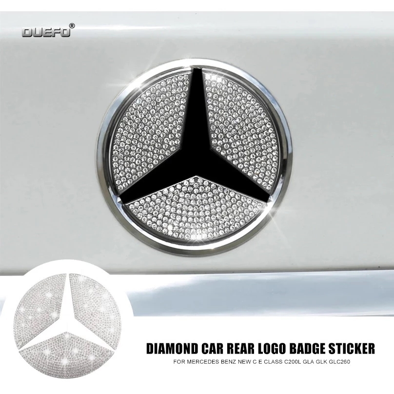 メルセデスベンツCEクラスC200L GLA GLC ダイヤモンドカーロゴステッカー w213 w205 拍卖