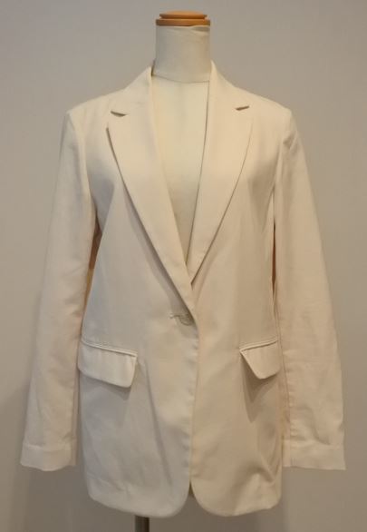 UNIQLO ユニクロ テーラードジャケット ジャケット Sサイズ ベージュ 春夏 nknrik a201h0416拍卖