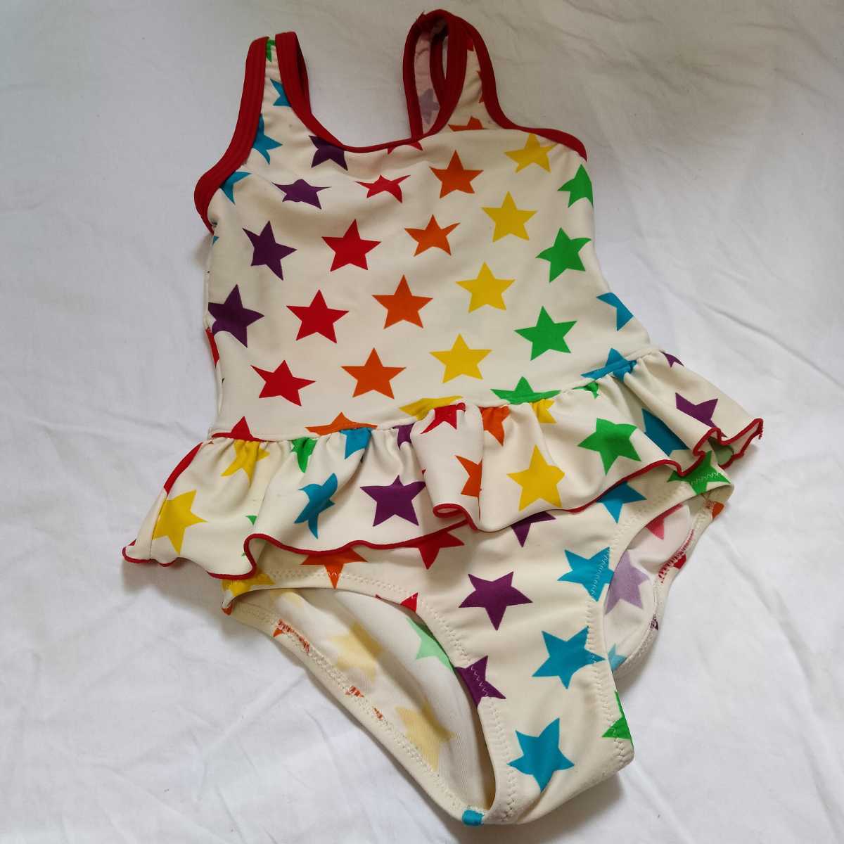 キッズ水着 ワンピース水着 星柄 スター 110 220428拍卖