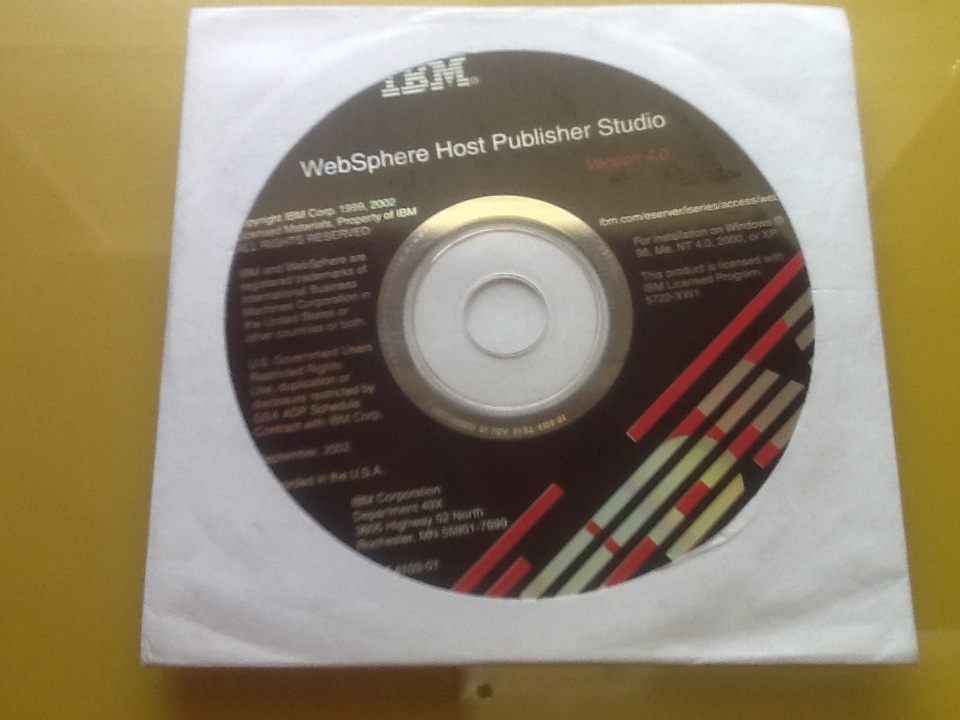 WebSphere Host Publisher Server Version 4.0 @未開封@ IBM 2002年版拍卖