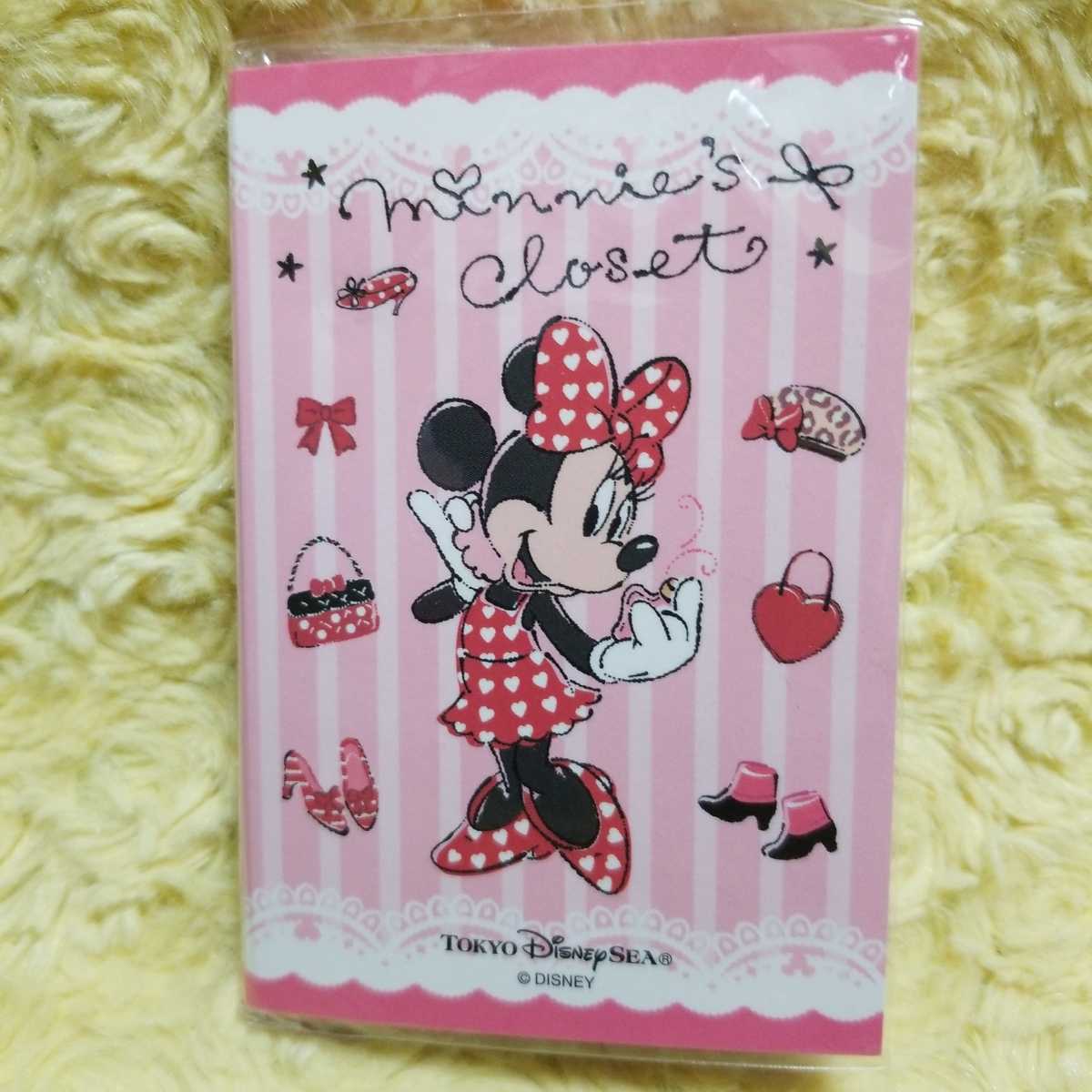 ディズニーシー ミニーマウス ふせんセット クローゼット拍卖