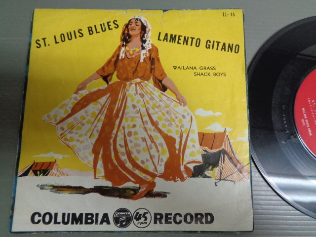 ワイラナ・グラス・シャック・ボーイズWAILANA GRASS SHACK BOYS/セントルイス・ブルースST. LOUIS BLUES★シングル拍卖