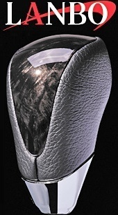 【M's】アルファード/ヴェルファイア 20系 GGH/ANH2#(2008y-2015y)LANBO シフトノブ Aタイプ(マホガニー調黒木目)/トヨタ 社外品 ランボ拍卖