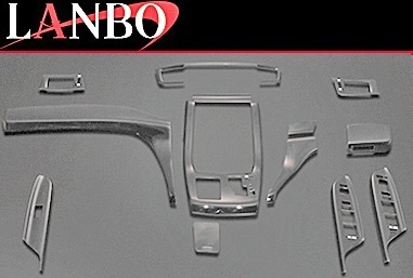 【M's】トヨタ アルファード ヴェルファイア 20 系 (GGH/AGH2♯)LANBO 3Dインテリアパネル 13ps (ピアノブラック)//ALPHARD VELLFIRE拍卖