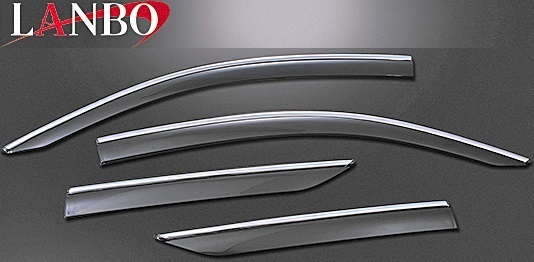 【M's】トヨタ C-HR (ZYX10/NGX50) LANBO スタイリッシュ サイドバイザー 1台分(メッキモールtype)/ドアバイザー 社外品 ランボ CHR CH-R拍卖