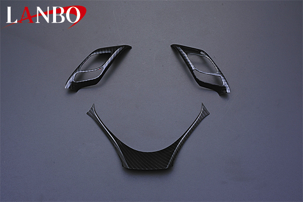 【M's】トヨタ C-HR ZYX10/NGX50 LANBO ステアリングスイッチ&ガーニッシュパネル カーボン調 ABS樹脂 社外品 ランボ TOYOTA CHR拍卖