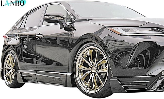 【M's】TOYOTA 前期 80 ハリアー Z / G / S (2020.6-) LANBO EVEIL サイドドアパネル LR (カナード付) FRP ランボ エアロ パーツ カスタム拍卖