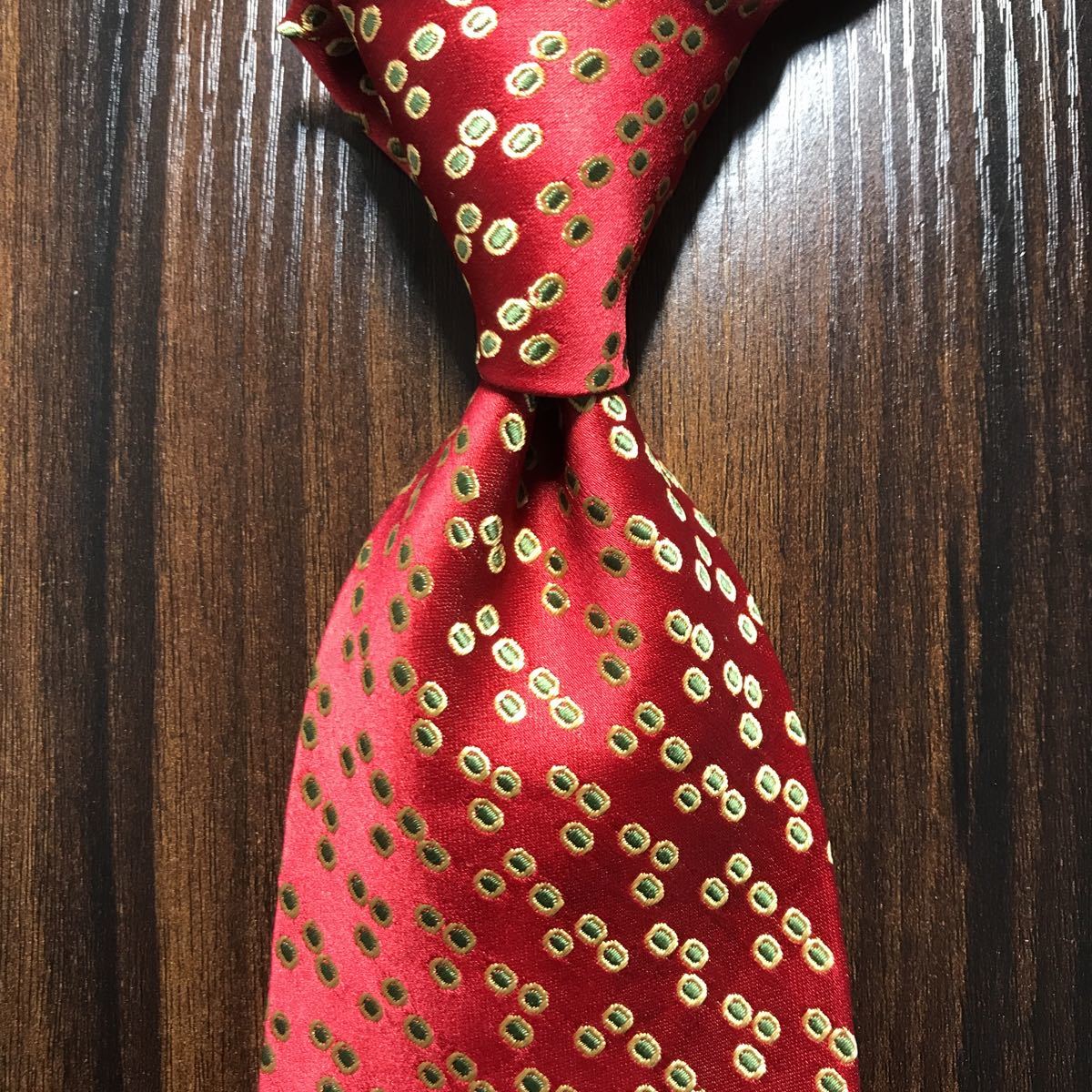 JIM THOMPSON ジムトンプソン ネクタイ 赤 ドット柄拍卖