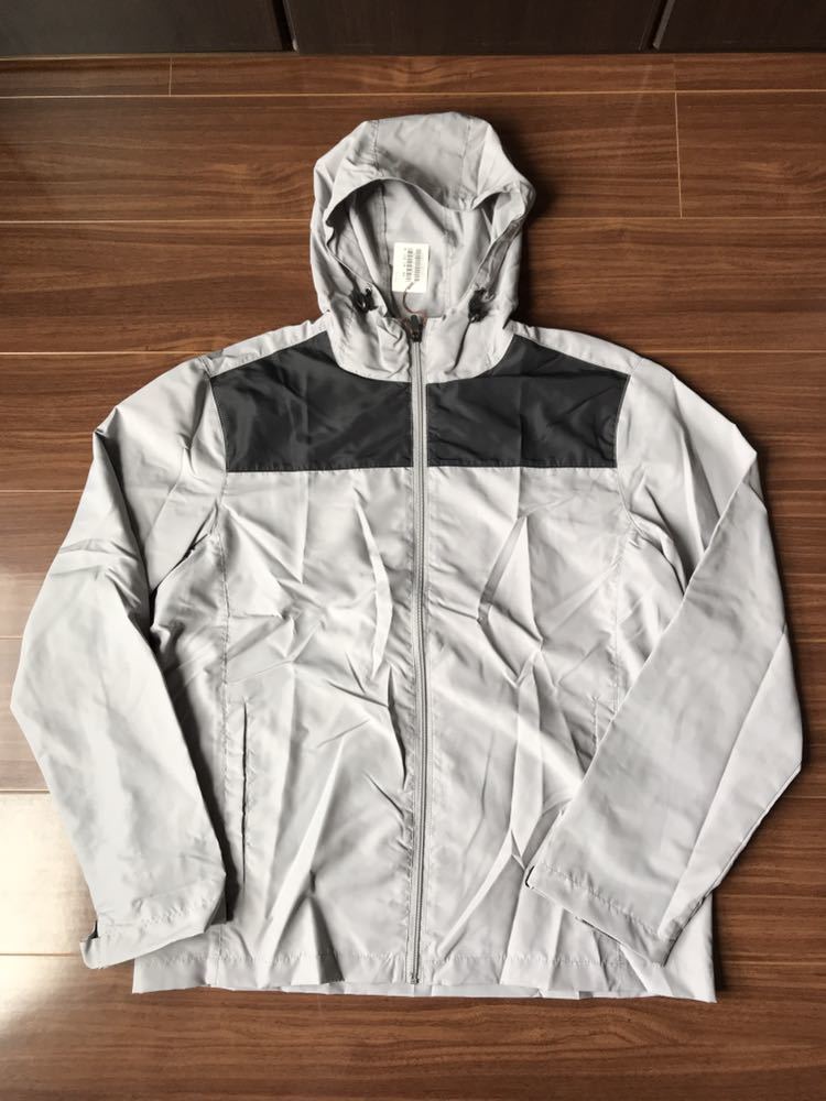 P.S.FA ジップアップパーカー L グレー 防風 防塵 ジャケット 上着 ブルゾン拍卖
