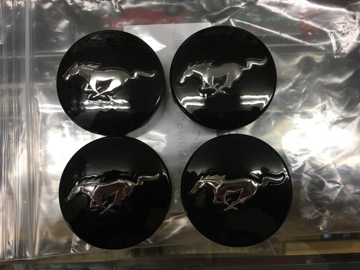 2019 FORD フォード マスタング ブリット 純正アルミ用センターキャップ 純正品 4枚セット 福岡拍卖