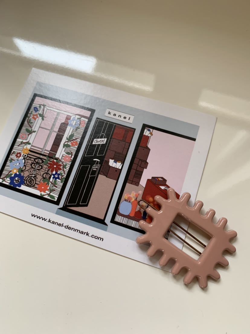 kanel ヘアクリップ カネル ヘアピン ロンハーマン スーモーキー ピンク拍卖