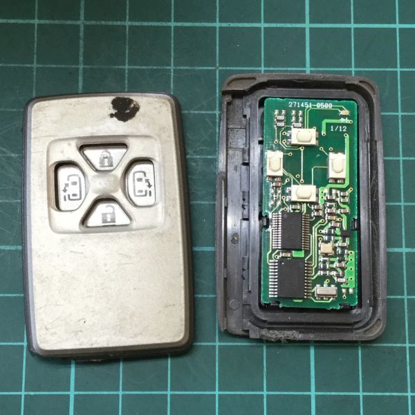 @TA 2932 基盤271451-0500トヨタ 純正 スマートキー キーレス ヴェルファイア アルファード ヴォクシー ノア等 両側パワースライドドア拍卖