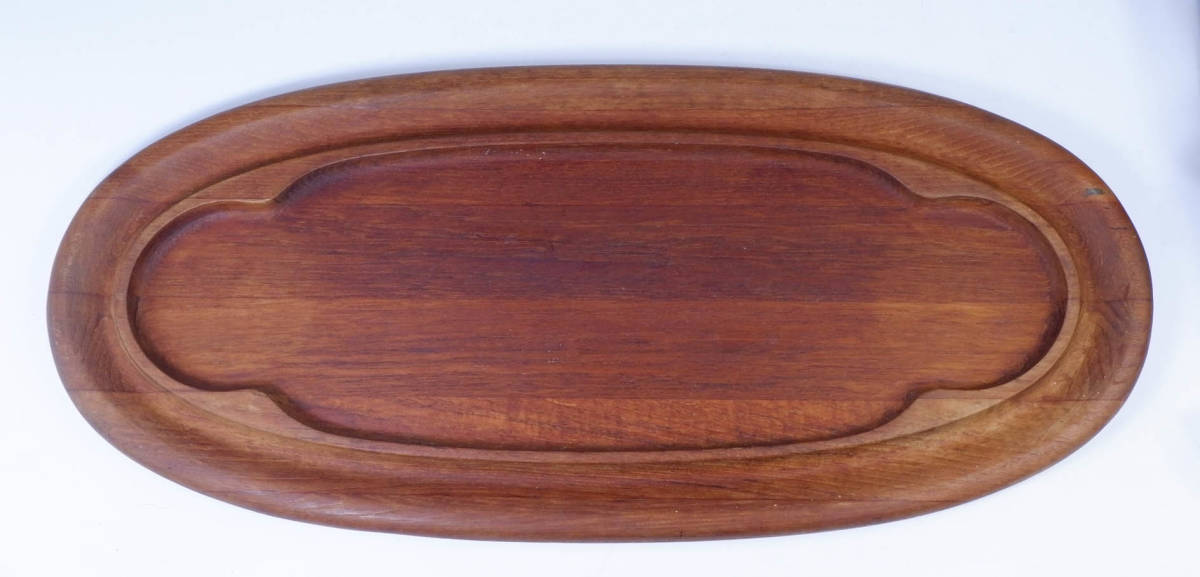 DANSK ダンスク オーバル チーク トレイ 57cm 北欧 Jens.H.Quistgaard イェンス・クイストゴー拍卖
