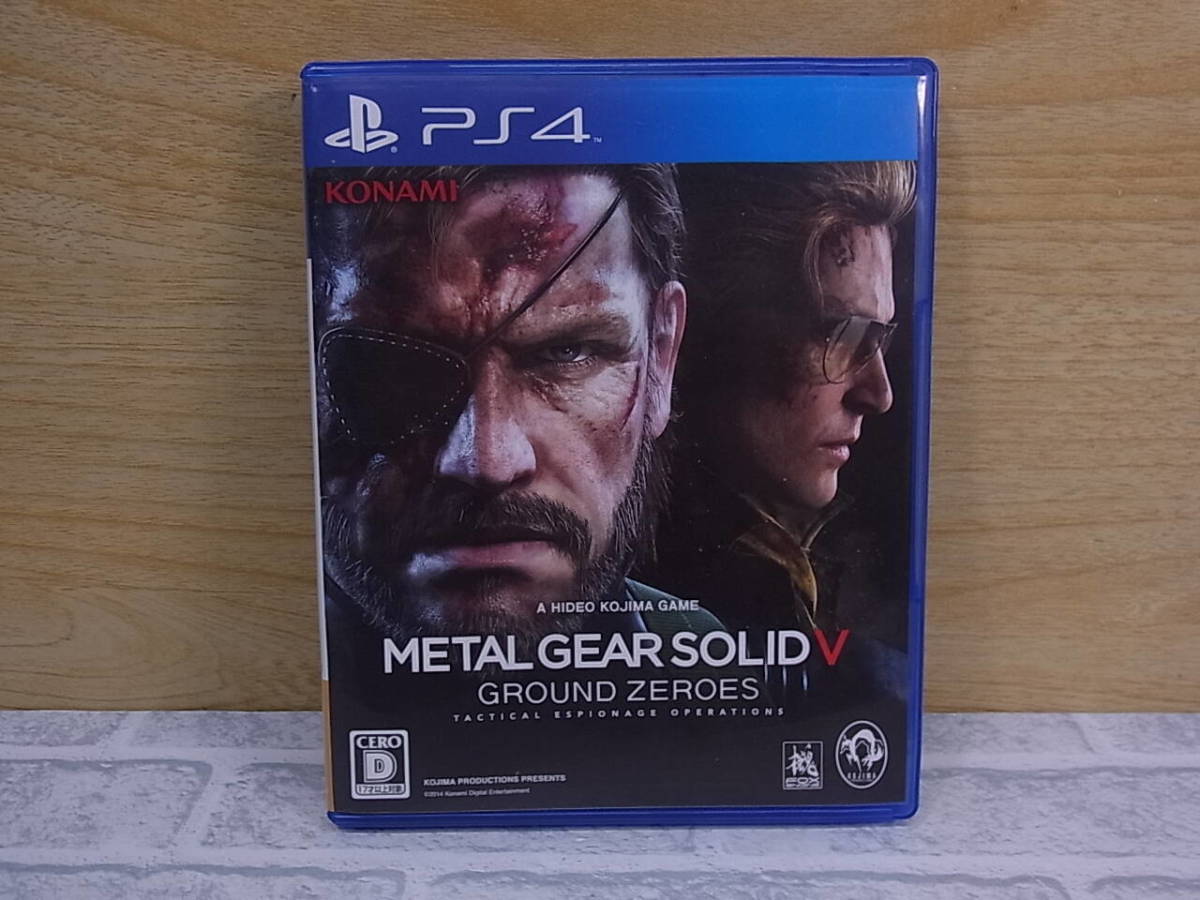 △C/240●コナミ KONAMI☆メタルギアソリッドV グウラウンド・ゼロズ☆METAL GEAR SOLID V GROUND ZEROES☆プレステ4(PS4)用ソフト☆中古品拍卖