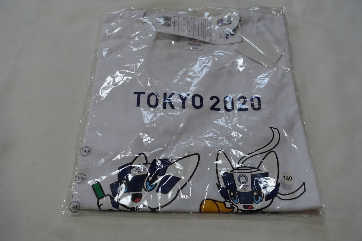 ★☆東京オリンピック2020限定Tシャツ 新品未使用品 青 140☆★拍卖