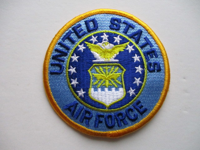 【送料無料】アメリカ空軍U.S. AIR FORCEパッチ刺繍ワッペン/G合衆国空軍エアフォース米軍ミリタリーUSA国章アメリカ軍U.S. Army白頭鷲 M19拍卖