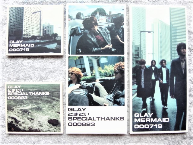 【 GLAY /とまどい SPECIAL THANKS ・ MERMAID 】BOX入りCD2枚セット 拍卖