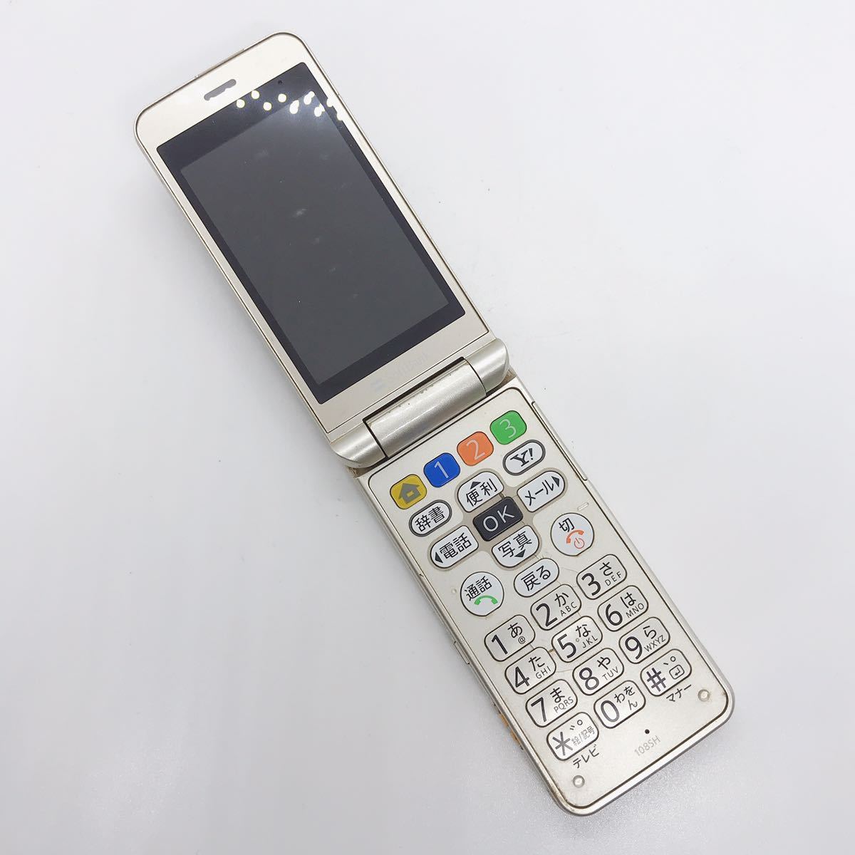 ジャンク SoftBank かんたん携帯 108SH SHARP シャープ ガラケー 携帯電話 c9c39cy拍卖