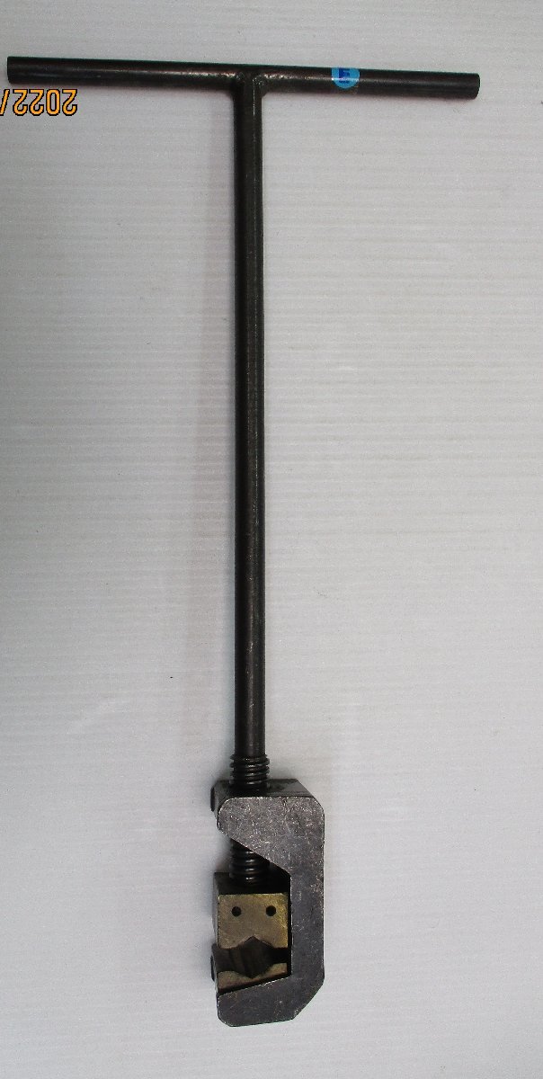 ★ 89489 特殊工具 T型 モンキーレンチ 開口 37mm 全長500mm ハンドル幅250mm 中古 E ★*拍卖