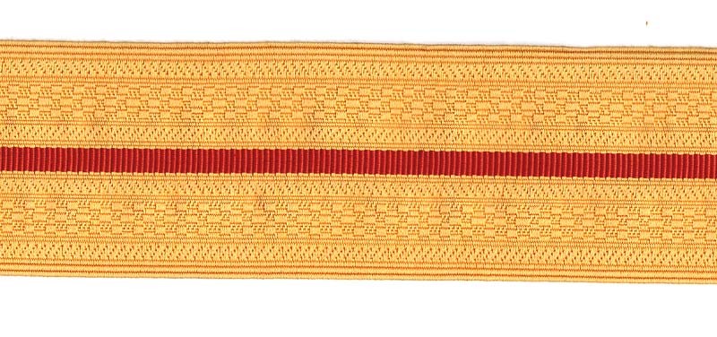 ドイツ製浮き紋織アンティークテープ<3m>拍卖