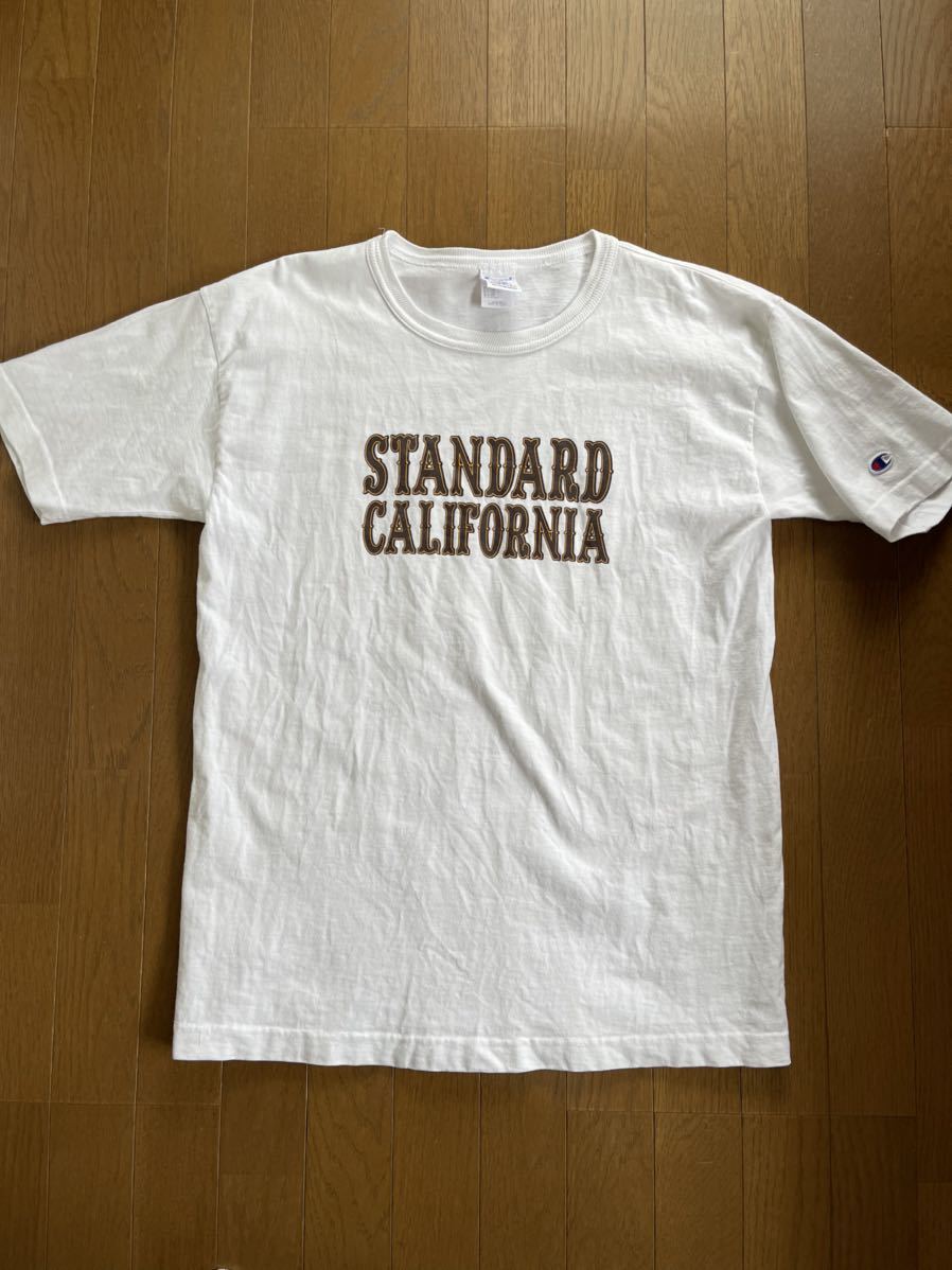 standard california × Champion Tシャツ L スタンダードカリフォルニア拍卖
