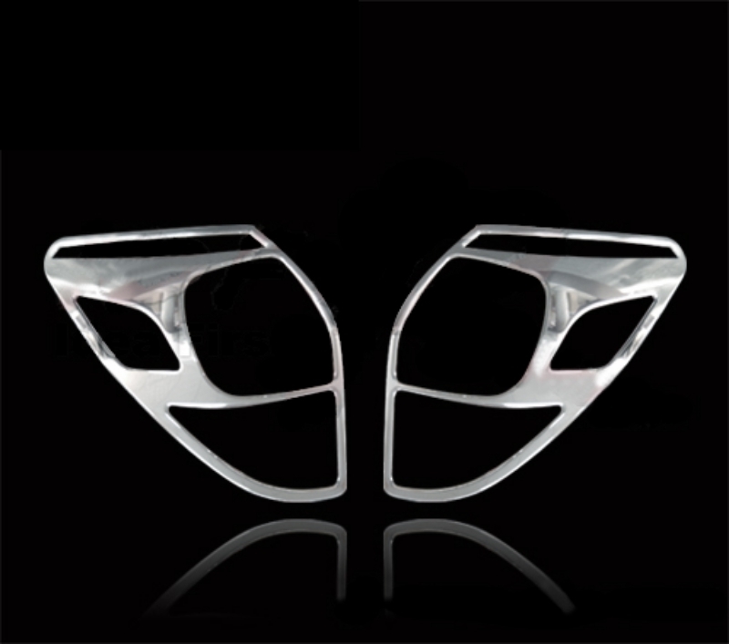 トヨタ用 RAV4 2005-2008 クロームメッキ テールランプリムカバー リアランプリム テールライトトリム テールランプモール拍卖