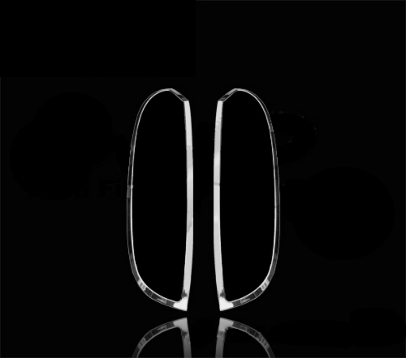 オペル用 コルサ 2001-2009 クロームメッキ テールランプリムカバー リアランプリム テールライトトリム テールランプモール拍卖