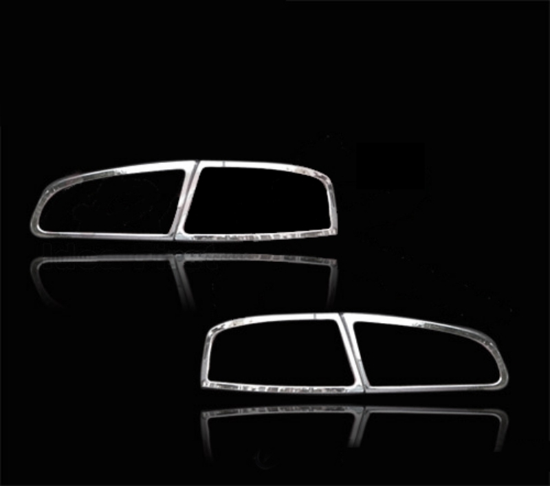 セアト用 イビサ 2002-2008 クロームメッキ テールランプリムカバー リアランプリム テールライトトリム テールランプモール拍卖
